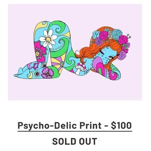 LOOKING FOR VALFRE PSYCHO-DELIC PRINT